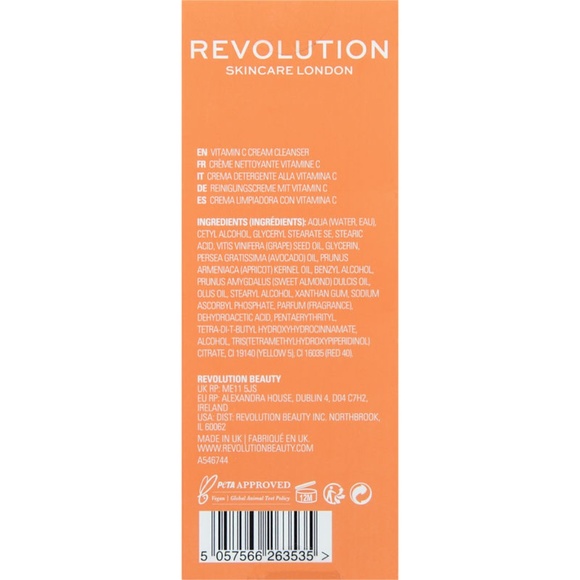 Revolution Skincare VITAMIN C BRIGHTENING CREAM CLEANSER - Picture 2 of 9